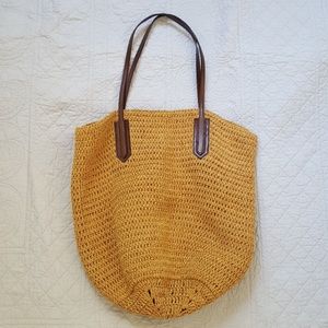 J. Crew Straw Tote